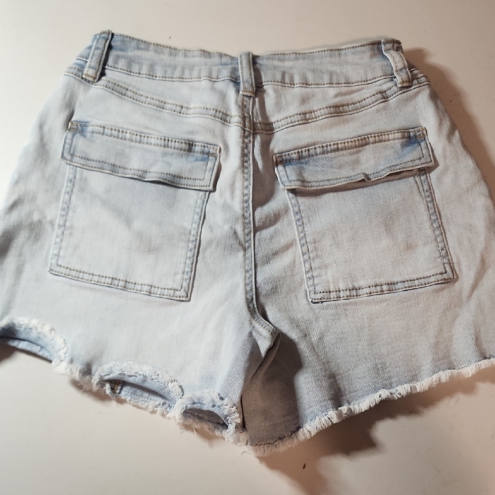 Sincerely Jules Trendy Light Blue Denim Shorts - Picture 5 of 8